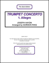 TRUMPET CONCERTO Concert Band sheet music cover